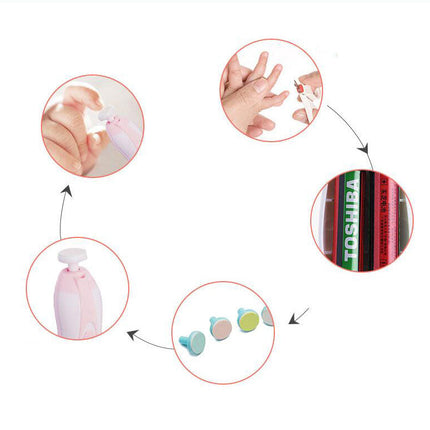 Anti-scratch Multifunctional Baby Electric Nail Polisher