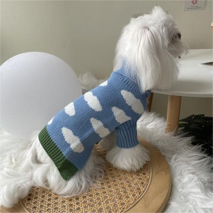 Pet Dog Clothes Jacquard Sweater Clothing