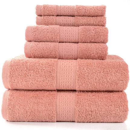 Cotton absorbent towel set of 3 pieces and 6 pieces