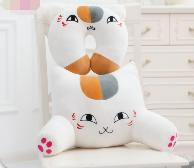 Cat pillow cushion bed back cushion cute waist cushion office sofa pillow lumbar cushion car pillow