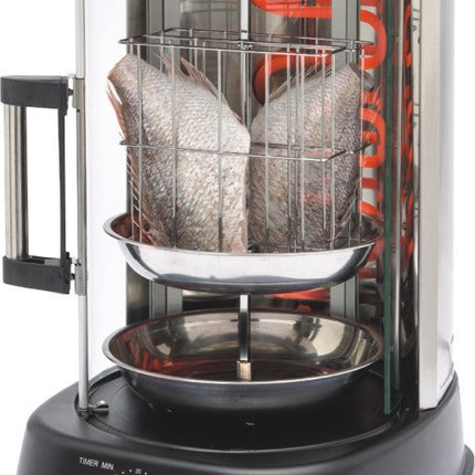 Home Grill Electric Rotisserie Indoor Chicken SmokelessHome Skewer Stove