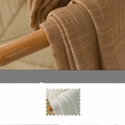 Linen curtains