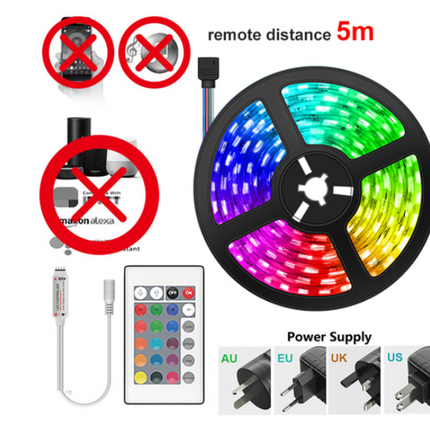 LED Light With 5050RGB Waterproof 24IR Voice Smart