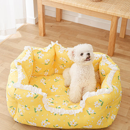 Kennel Four Seasons Small Dog Bed Dog Cat Nest Four Seasons Universal Removable And Washable Pet Supplies