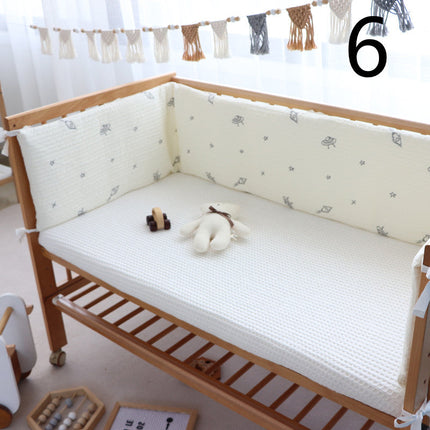 Baby Stitching Soft Bag Bumper Bed Surround