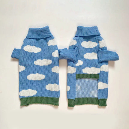 Pet Dog Clothes Jacquard Sweater Clothing