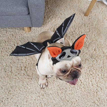 Pet Halloween Supplies Ghost Festival Ornaments Dog Personality Hat Cat Bat Wings