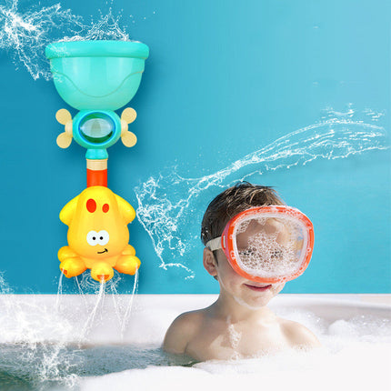 Baby Bath Toys Water Game Octopus Crab Model Faucet Shower Water Spray Toy