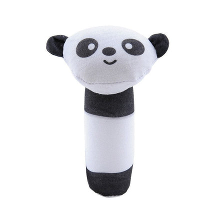 New Baby Rattle Toy BIBI Bar Animal Squeaker Toys Infant Hand Puppet Enlightenment Plush Doll 8 Design