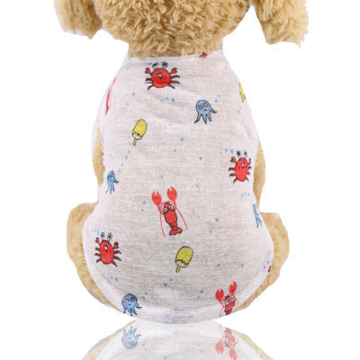 Small Dog Clothing Pet Summer Thin Small Dog Clothing