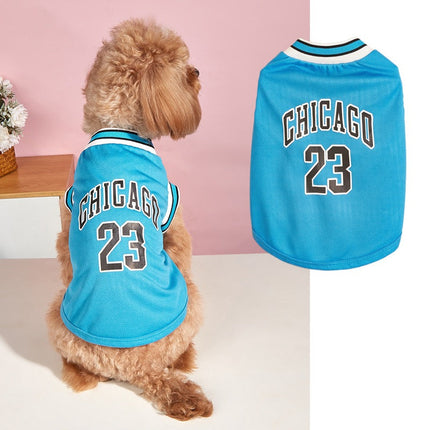 Pet Clothing Basketball Vest Clothes Dog