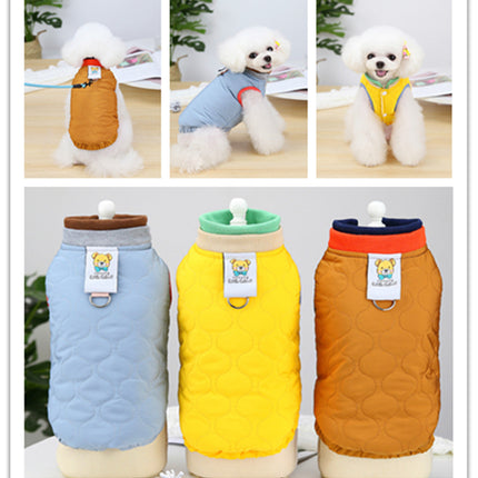 Dog Clothes Puppy Velvet Vest Pet Clothing Autumn And Winter