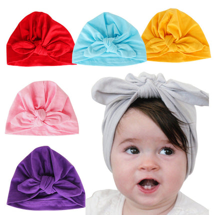 Baby Supplies Baby Supplies Solid Color Knotted Headgear