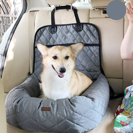 2 In 1 Pet Dog Carrier Folding Car Seat Pad Thickened Multi-purpose Pet Bed Dog Car Mattress Pets Supplies