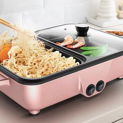 Student dormitory pan roast-shabu one pan frying pan