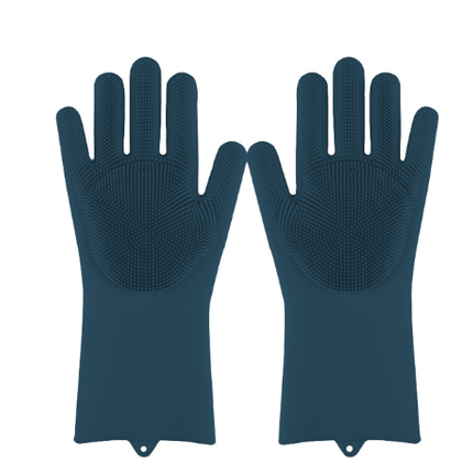 Silicone Heat-resistant Cleaning Brush Scrubbing Gloves