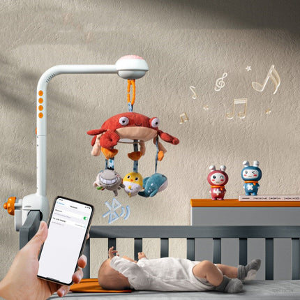 Baby Bed Bell Plush Toy Projection