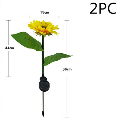 LED Solar Sunflower Lamps Solar Light Decorative Lights