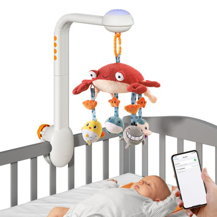 Baby Bed Bell Plush Toy Projection