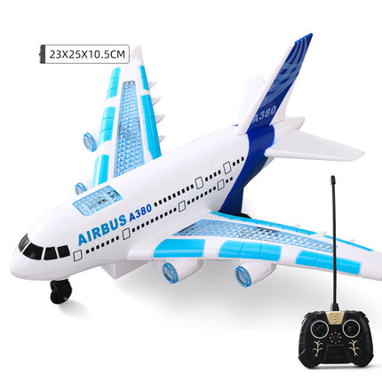 Remote Control Airplane Toy Model Electric Airliner Baby Anti-collision And Fall-proof Children's Airplane Toys