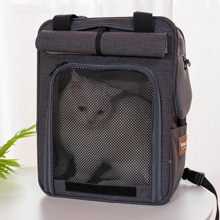 Cat Bag Go Out Portable Go Out Bag Cat Shoulders Space Backpack Cat School Bag Portable Pet Supplies