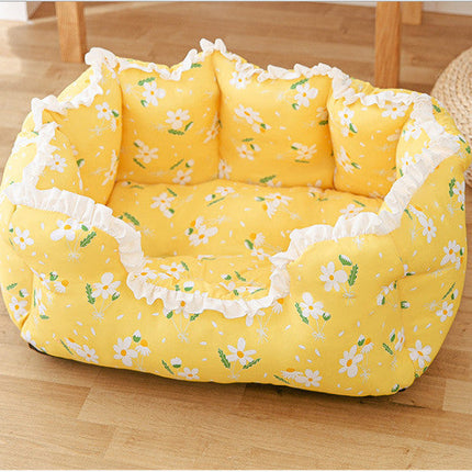 Kennel Four Seasons Small Dog Bed Dog Cat Nest Four Seasons Universal Removable And Washable Pet Supplies