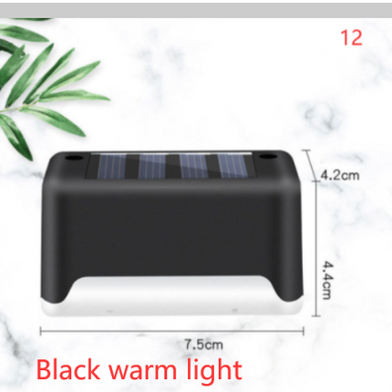 New Upgrade Waterproof LED Solar Fence Lamp Solar Deck Lights Solar Step Light Outdoor For Patio Stairs Garden Pathway Step Yard