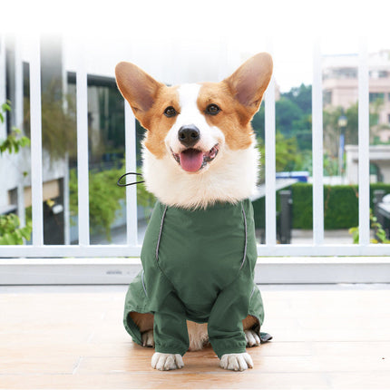 Dog Clothing With Traction Hole Reflective