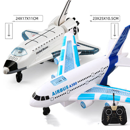 Remote Control Airplane Toy Model Electric Airliner Baby Anti-collision And Fall-proof Children's Airplane Toys