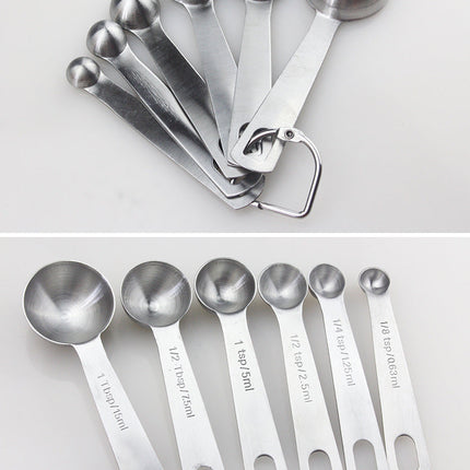 Stainless Steel Kitchen Seasoning Measuring Spoons