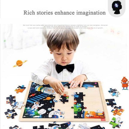 New Year Puzzle Color Box Boys And Girls Baby Kindergarten Toys Gifts 3