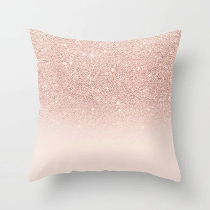 Pink sofa cushion cushion pillowcase