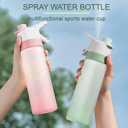 Spray Water Bottle For Outdoor Sport Fitness Water Cup Large Capacity Spray Bottle Drinkware Travel Bottles Kitchen Gadgets Eco-Friendly Large CapacitySpray Water Bottle