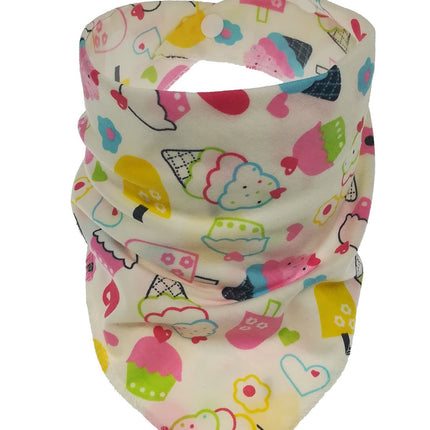 Baby Bibs Waterproof Triangle Cotton Cartoon Child Baberos Bandana Bibs Dribble Bibs Newborn Slabber Absorbent Cloth