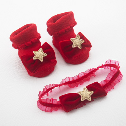 Baby Headband Socks Set Accessories