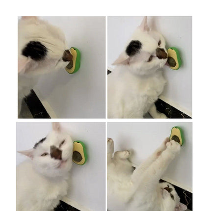 Avocado Cat Mint Multifunctional Catnip Toy 360 Rotating Self-healing Artifact Pet Supplies