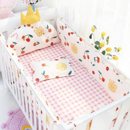 Crown Cushion Baby Bed Surrounding Bedding Kit