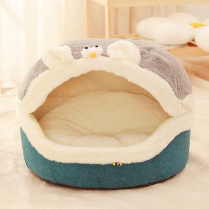 Winter Warm Cat Bed Comfortable Cute Basket For Cats Cozy Kitten Lounger Cushion Remove Washable Pet House Cat Supplies