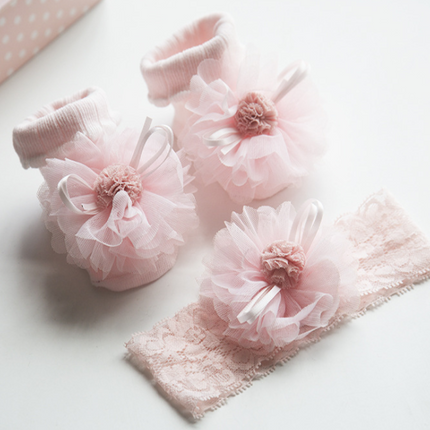 Baby Headband Socks Set Accessories