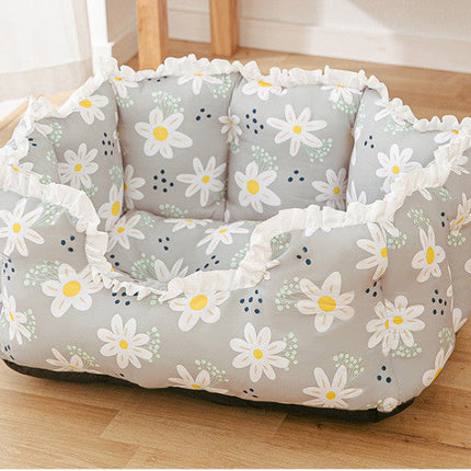 Kennel Four Seasons Small Dog Bed Dog Cat Nest Four Seasons Universal Removable And Washable Pet Supplies