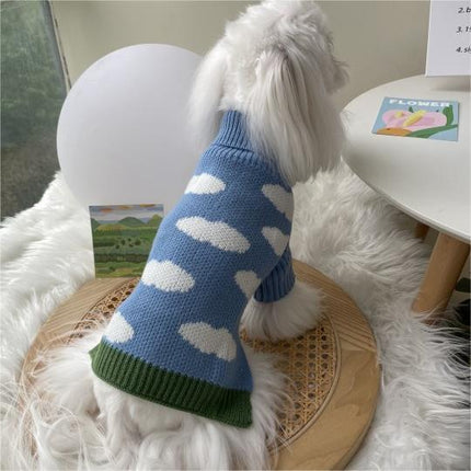 Pet Dog Clothes Jacquard Sweater Clothing