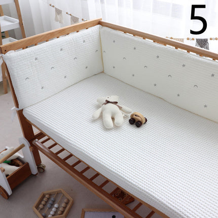 Baby Stitching Soft Bag Bumper Bed Surround