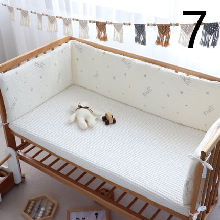 Baby Stitching Soft Bag Bumper Bed Surround