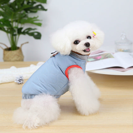 Dog Clothes Puppy Velvet Vest Pet Clothing Autumn And Winter