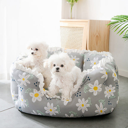 Kennel Four Seasons Small Dog Bed Dog Cat Nest Four Seasons Universal Removable And Washable Pet Supplies