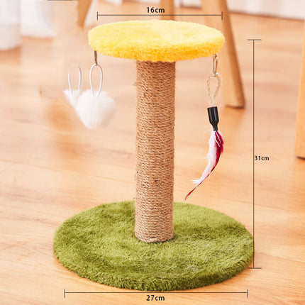 Cat Scratcher Sisal Vertical Durable Non-dandruff Anti-scratch Toy Cat Supplies