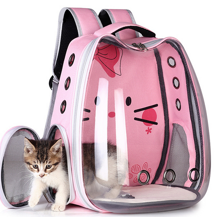 Pet Supplies Pet Backpack Convenient Pet Space Bag Breathable Shoulder Cat Bag Dog Bag