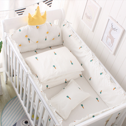 Crown Cushion Baby Bed Surrounding Bedding Kit