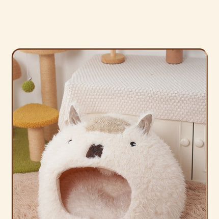 Cat Kennel Dog Kennel Pet Cushion Bed Cat Winter Warm Supplies