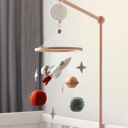 Baby Beech Bed Stand Hanging Rotary Bell